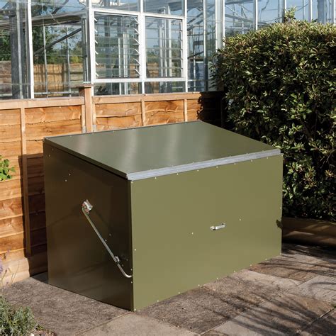 exterior metal storage box|small outdoor metal storage box.